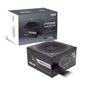 Asus Prime 650 Watt 80 Plus Bronze SMPS Power Supply PRIME-650B-BLACK