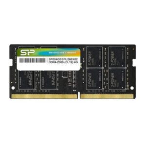 Silicon Power 4GB 2666MHz DDR4 SODIMM Laptop Memory SP004GBSFU26X02